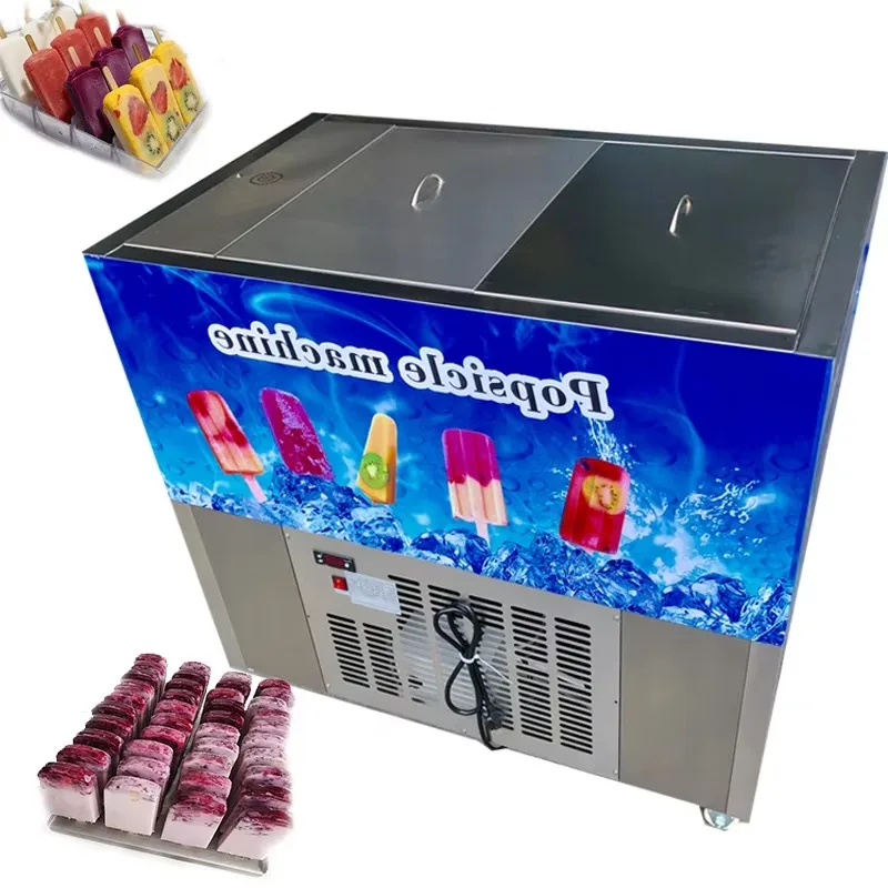 Customized Fruit Popsicle Production Machine Mini 12 Module Popsicle Machine Energy Saving Low Noise Design