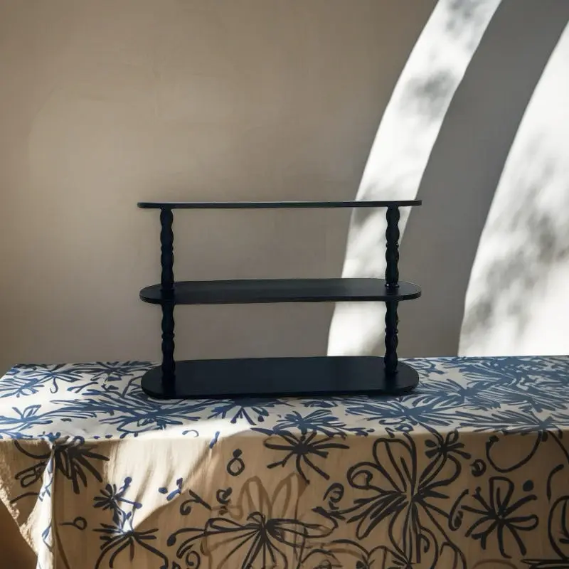 

LIVETAI ретро деревянная чашка многослойная полка домашний рабочий стол косметическая отделка стеллаж для хранения витрина