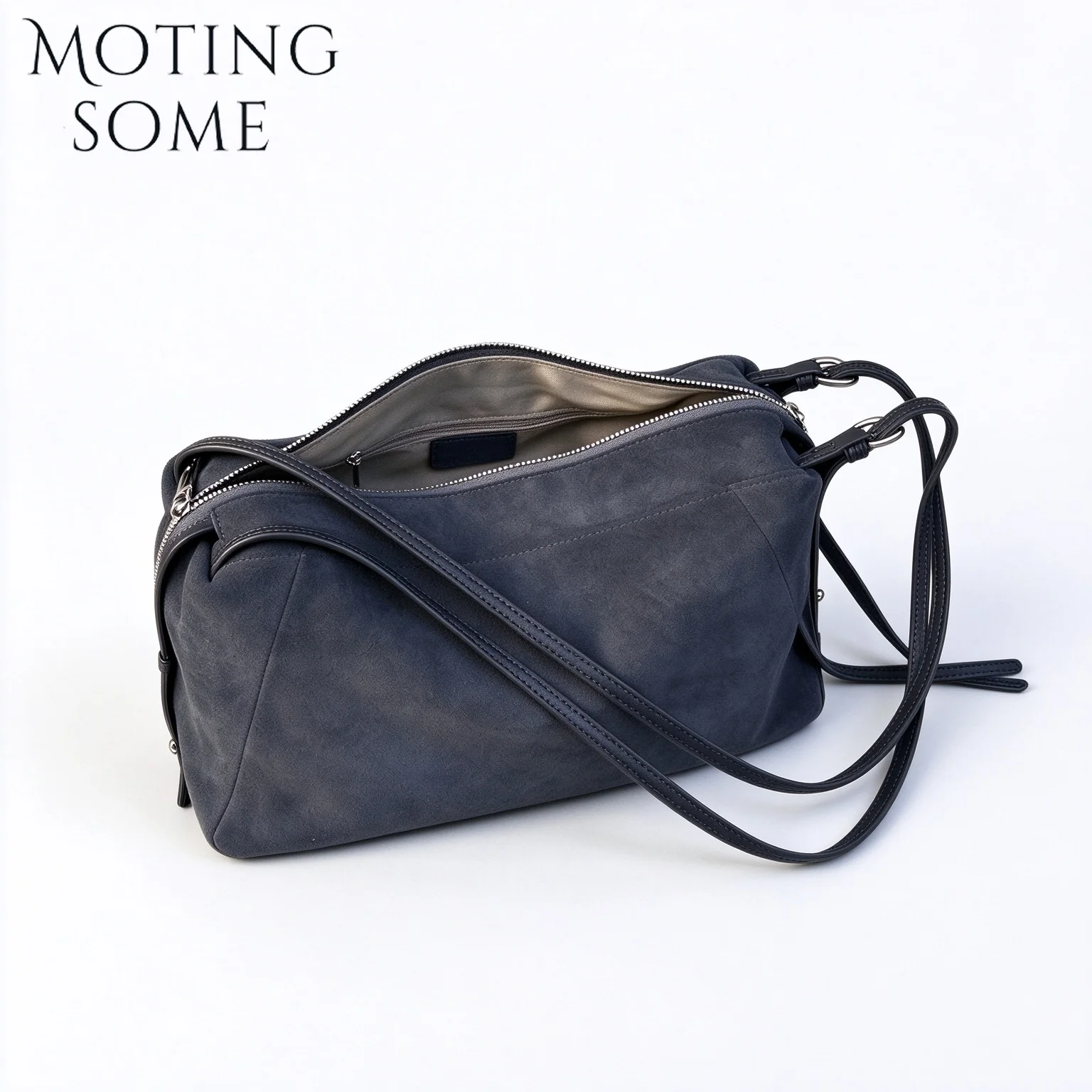 MOTINGSOME 2026 NEW Winter Suede Pillow Bag Woman Handbag Shoulder Soft Cold Resistant Vintage Clouds Purse Mini Shoulder Tote