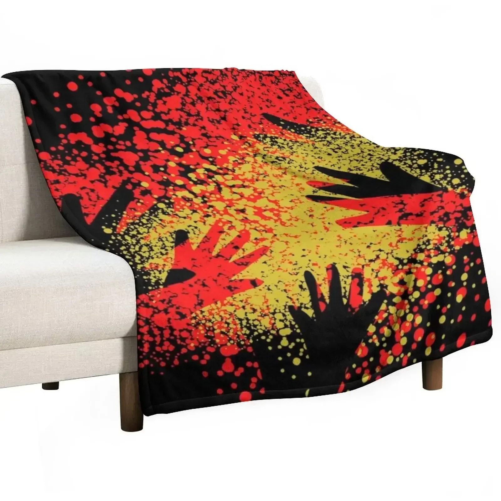 

Awesome Aboriginal Art Throw Blanket Personalized Gift Bed Fashionable Blankets