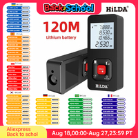 HILDA Laser Rangefinder Distance Meter Rangefinder Laser Tape Range Finder Building лазерный дальномер 120M /100M/50M