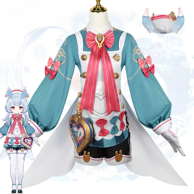 

New Game Genshin Impact Fontaine Sigewinne Cosplay Costume Complete Set for Halloween Party Anime Events and Stage Performances