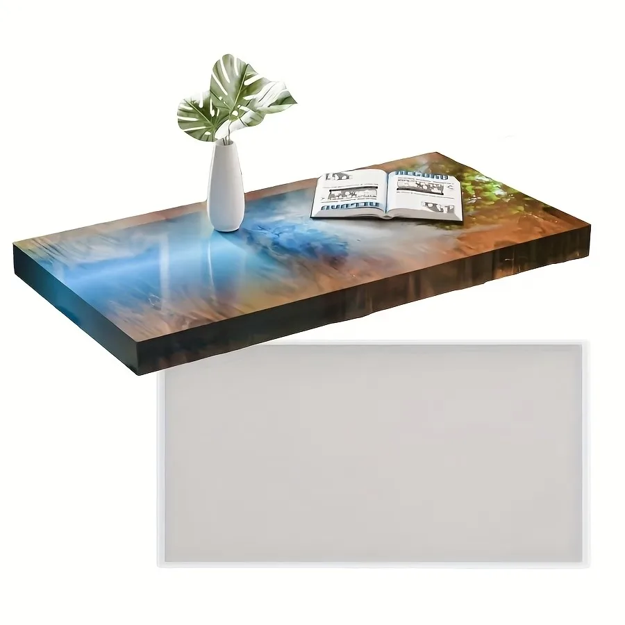 

Large River Table Resin Silicone Mold And Clay Mold - Coffee Table And Home Decor, for River Tables, Resin Art, Decor Crafts