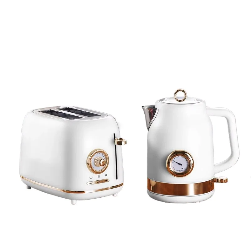 

Luxury Electric Kettle and Toaster Platinum Vintage Water Stainless Steel Kettle