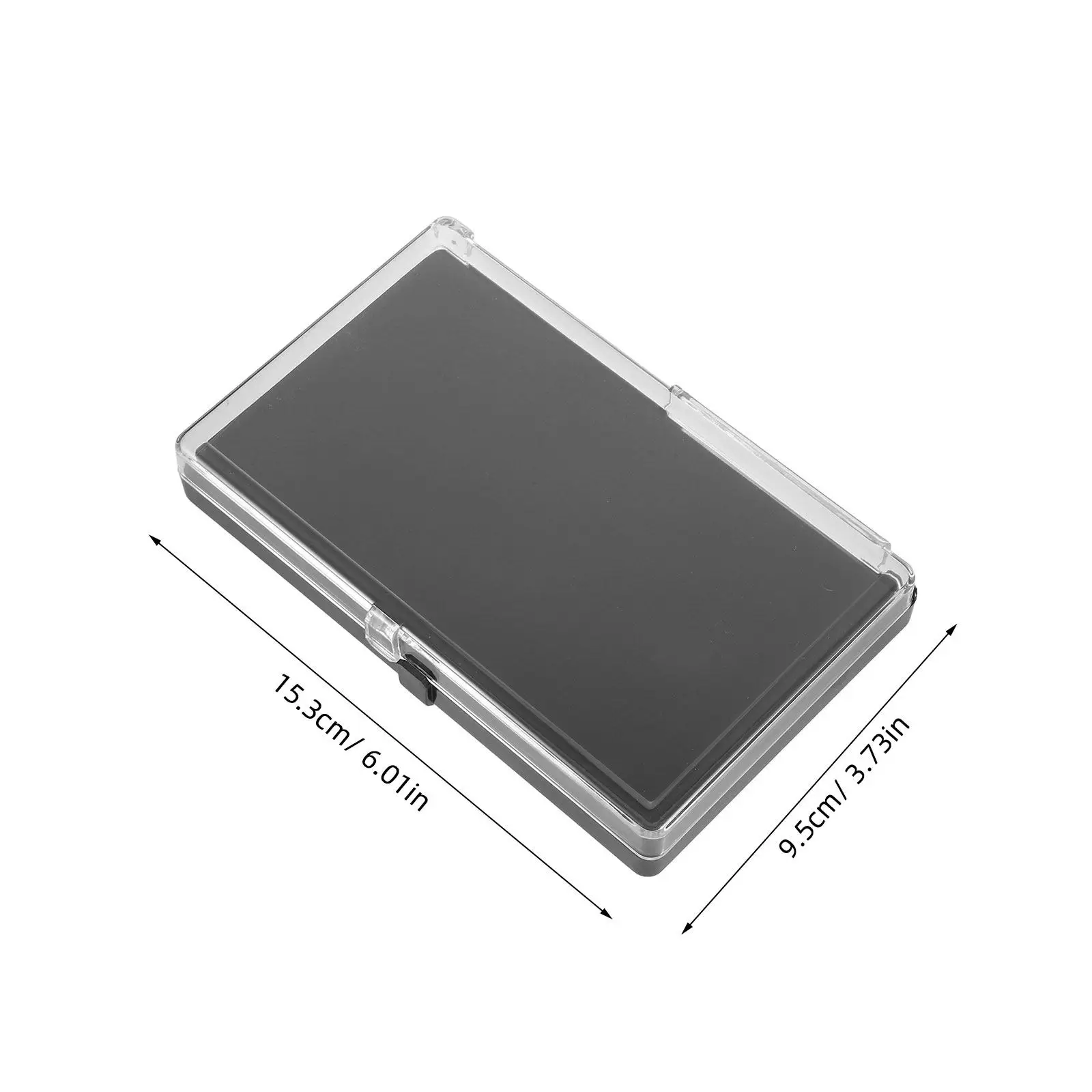 4Pcs Pin Badge Display Box Flip Lined Plastic Jewelry Storage Organizer Case for Medals Pins Brooch Holder