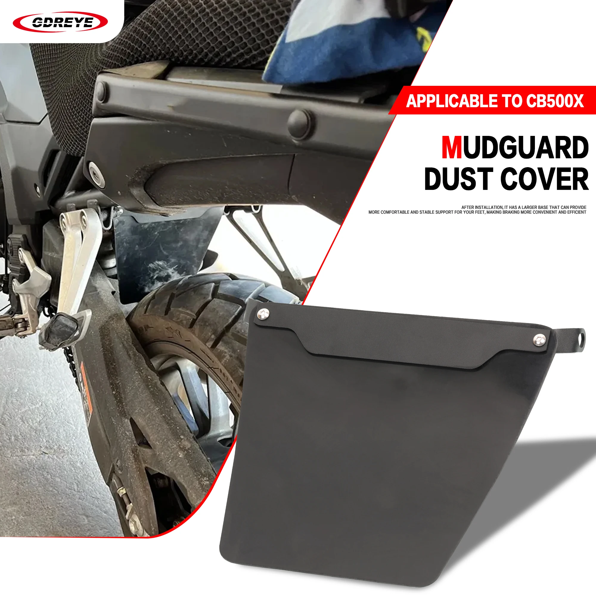 For Honda CB500X CB 500 X 2022 2023 2024 Motorcycle Absorber Shock Shield Protective Rear Mudguard Shockproof Cover Splash Guard