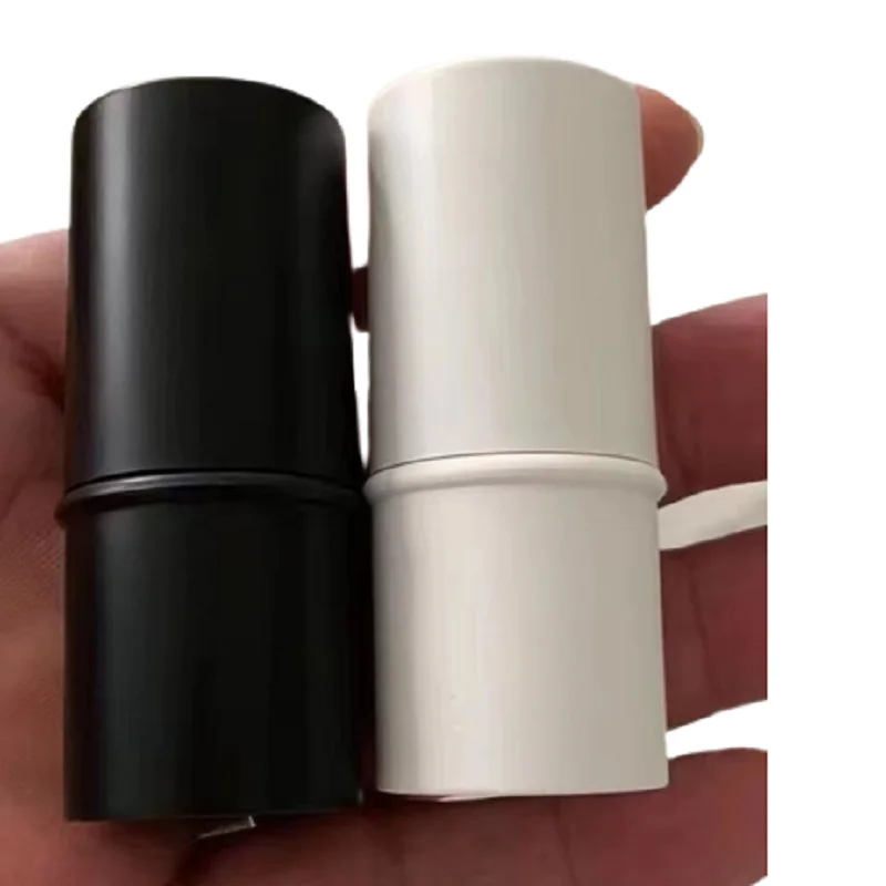 20pcs50pcs 6g Matte Black White Blue Round Lipstick Tubes Cosmetic Packaging Lipbalm Refillable Bottle Empty Lipstick Containers