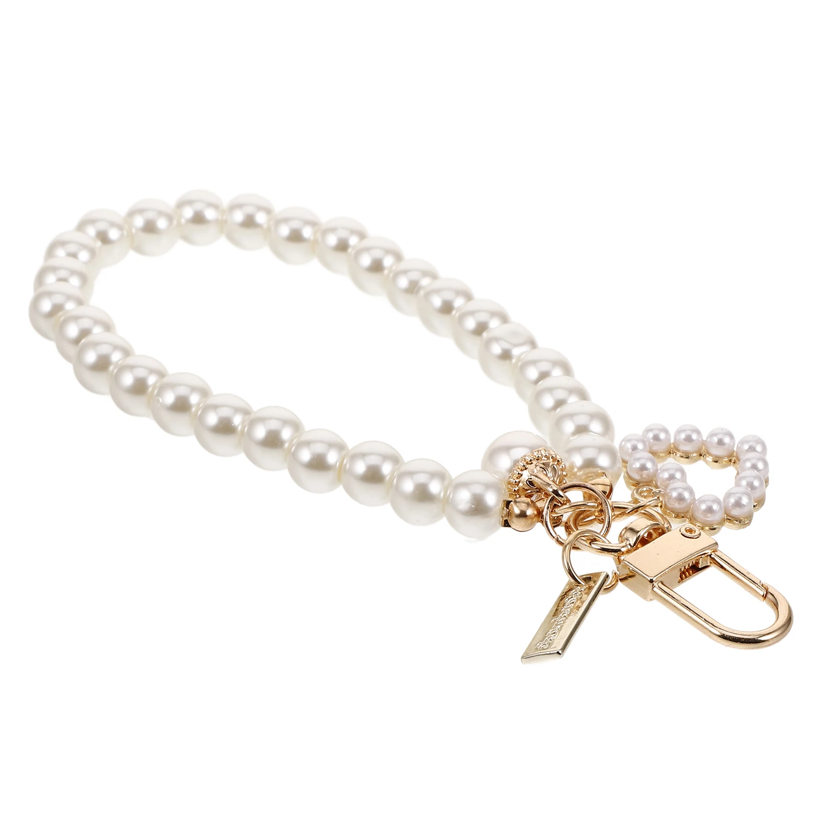 

Faux Pearl Charm for Women Zinc Key Chain Pendant Alloy Keychain Decorative Keychains Key Rings Bag Pendant Accessories