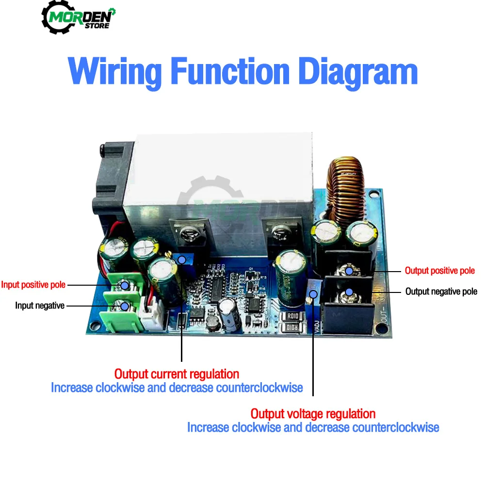 High Power DC 12-75V 600W Adjustable Step Down Buck Converter Power Supply Module Power Supply Accessories