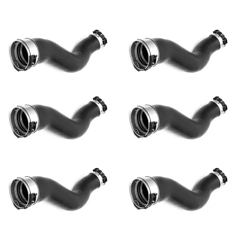 6X Left Side Engine Intercooler Air Intake Hose Water Coolant Pipe For Nissan NP300 2008-2015 14463-4KV0A 144634KV0A-L94A