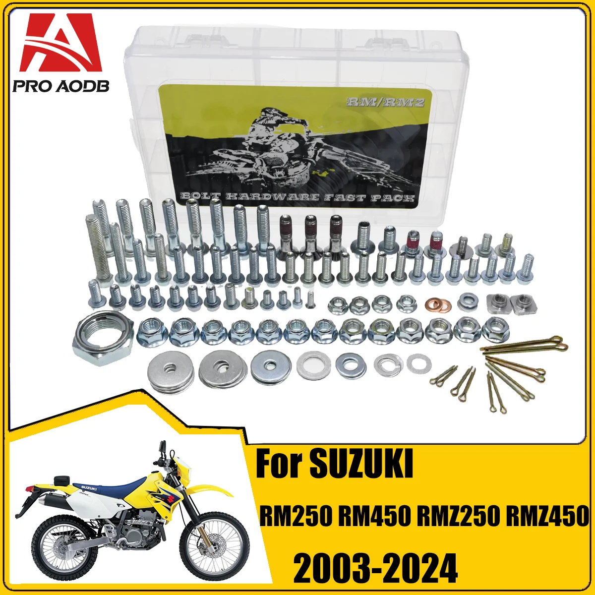

Hardware Bolt Full Plastics Fastener Kit For KTM XC XCF XCW SXF EXC EXCF KAWASAKI KX KLX YAMAHA YZ WR HONDA CR CRF SUZUKI RM RMZ