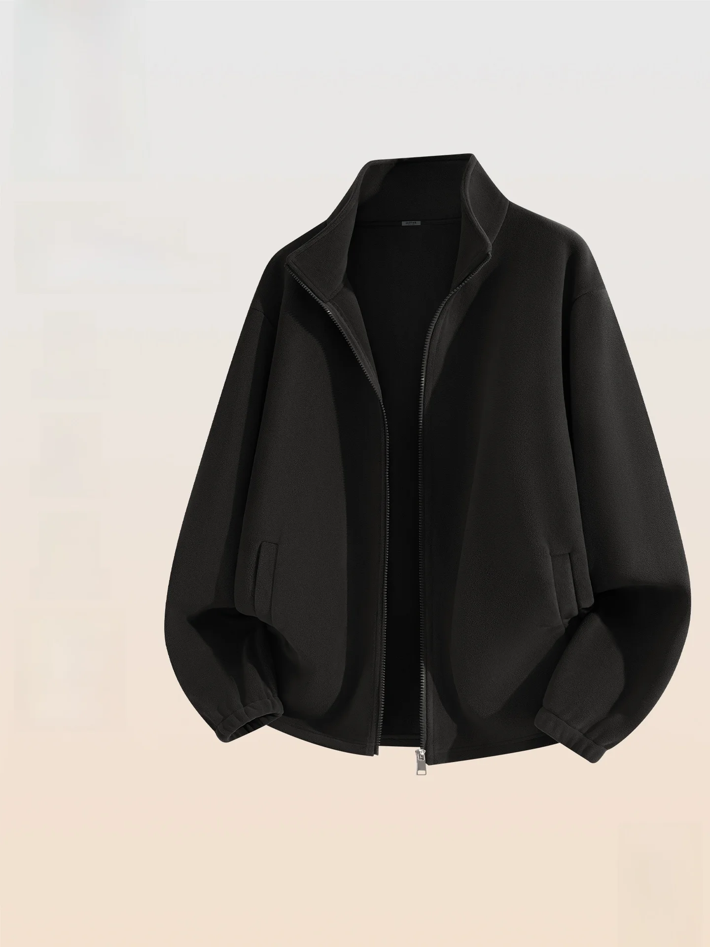 

Двусторонняя флисовая куртка для мужчин, утепленная, с принтом обезьяны, осенне-зимняя верхняя одежда на молнии, с длинными рукавами