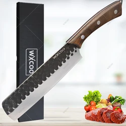 Professional Forged Chef Knife 5Cr15Mov Stainless Steel Fish Fruit Knife Butcher Meat Slice Cleaver Kitchen Knife with Gift Box