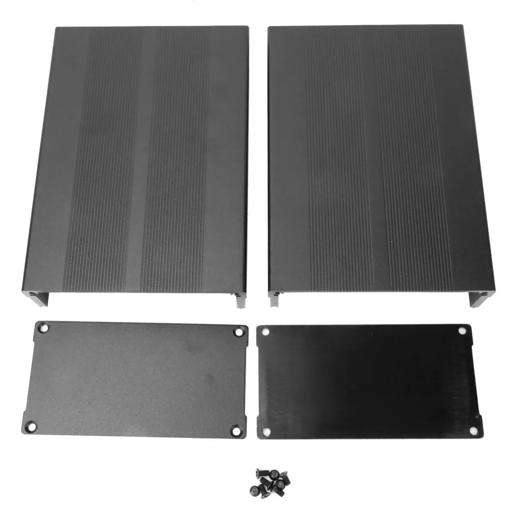 Heat Dissipation 55x106x150mm Aluminum Project Box Split Body Sand Blast Enclosure Case PCB Enclosure DIY Electronic