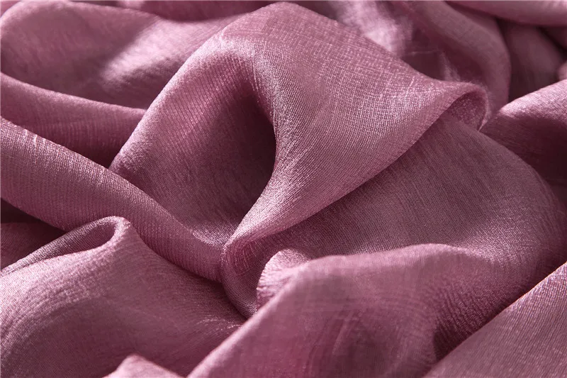 2023 luxus Marke Frauen Mode Schal Plain Solide Seide Leinen Schals Schals Sommer Dame Bandanas Pashmina Foulard Hijab 180*90 cm – Detail 4