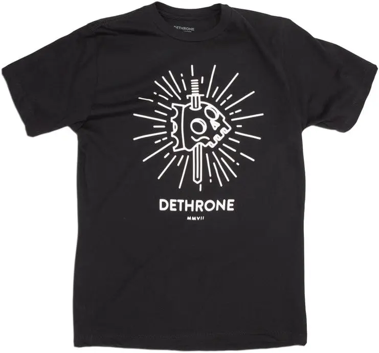 DETHRONE - Knife Skull T-Shirt - Men's