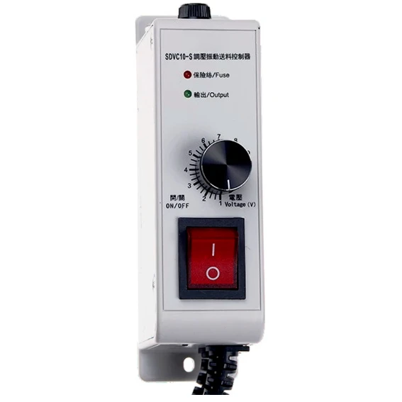 SDVC10-S Vibratory Feeder Controller Adjustable Voltage Vibratory Bowl Speed Regulator Vibration Plate Governor