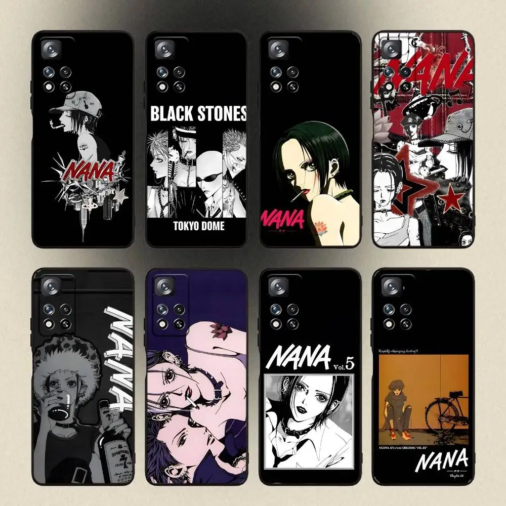 

NANA Anime Phone Case For Samsung Galaxy A 91,80,73,72,53,52,51,22,5G,Plus,J,Note Soft Black Cover
