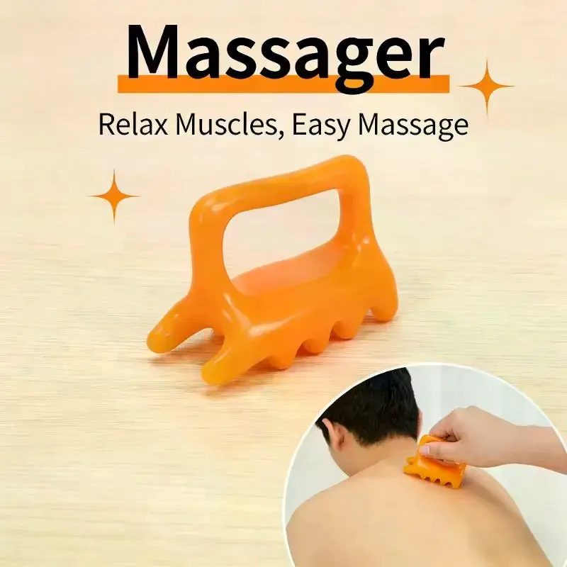 /JCS/Tool With Anti-Slip Handle Ergonomic Design Massage Nodules For Facial Skincare Muscle Relaxation Home Use Massage