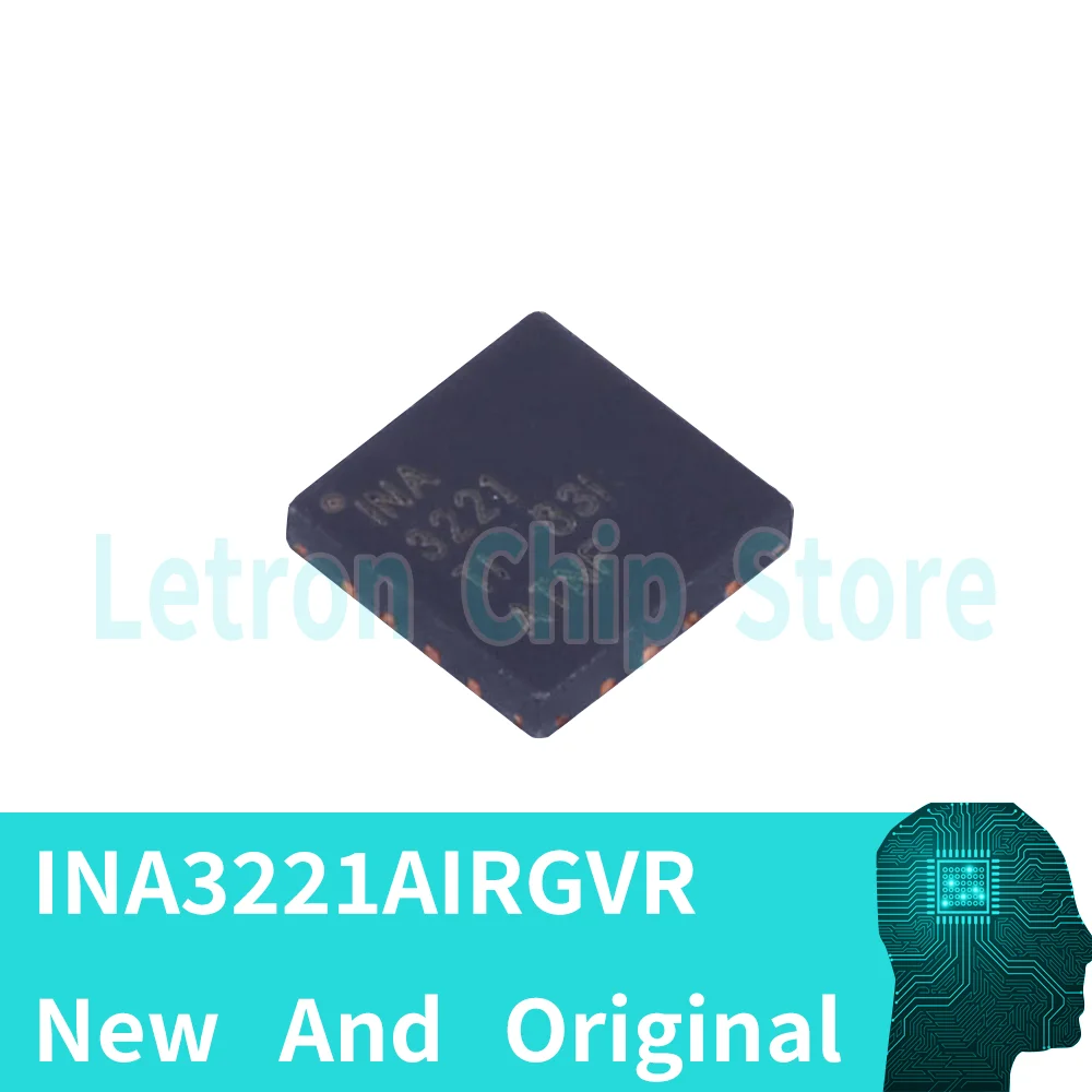 5PCS INA3221AIRGVR INA3221AIRGVT New Original INA3221 Current Voltage Sensor Monitor QFN-16-EP