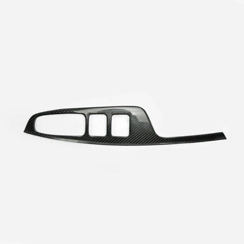 For KIA K5 Optima JF 2016 On Carbon Fiber Front And Rear Door Window Switch Trim Glossy Finish Inner Part Drift Garnish Body Kit