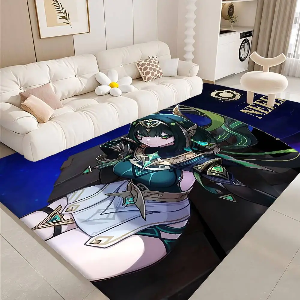 

Длинные коврики Nefer Anime, дешевые противоскользящие современные коврики для гостиной, балкона, прикроватные коврики с принтом