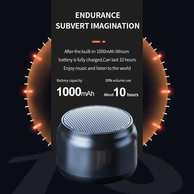 Wireless Speaker Bluetooth Portable Outdoor Sports Audio Stereo Support Mobile Phone Subwoofer MINI Portable Speaker