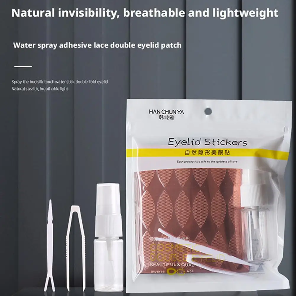 360 stücke Lift Streifen Make-Up Werkzeuge Frauen Schönheit Doppel Augenlid Band Spitze Mesh Augenlid Aufkleber Unsichtbare Aufkleber Auge Band Werkzeuge
