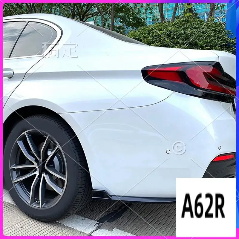

R2-Bright Black Rear Bumper Lip Angle Diffuser Splitter Spoiler Protector For BMW- 5 Series G30 M-Tech 525I 530I 540I 2017+ Part