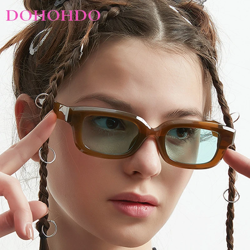 

Retro Square Women's Sunglasses Brand Designer Trendy Men's Sun Glasses Outdoor Drive Hiking Unisex UV400 Oculos De Sol Gafas