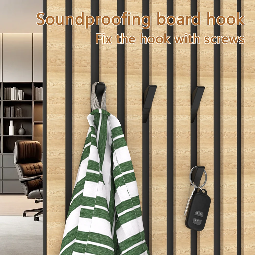 4 Pcs Acoustic Panel Hooks, Hooks For Acoustic Panels, Home Coat Organizer Hooks, Practical Hooks For Home Studio