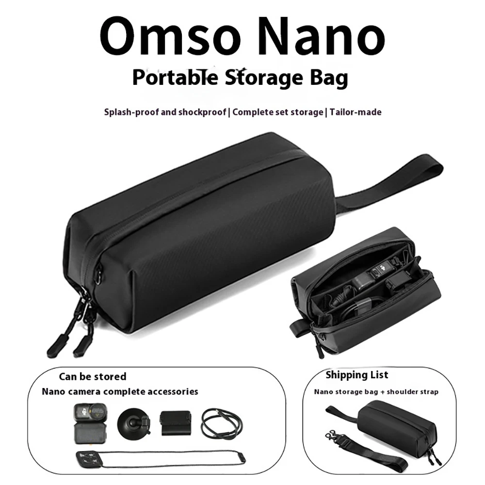 Voor DJI Osmo Nano Handheld Case, Duim Actie Camera Draagbare Single-Schouder Crossbody Tas, voor DJI Osmo Nano Opbergtas