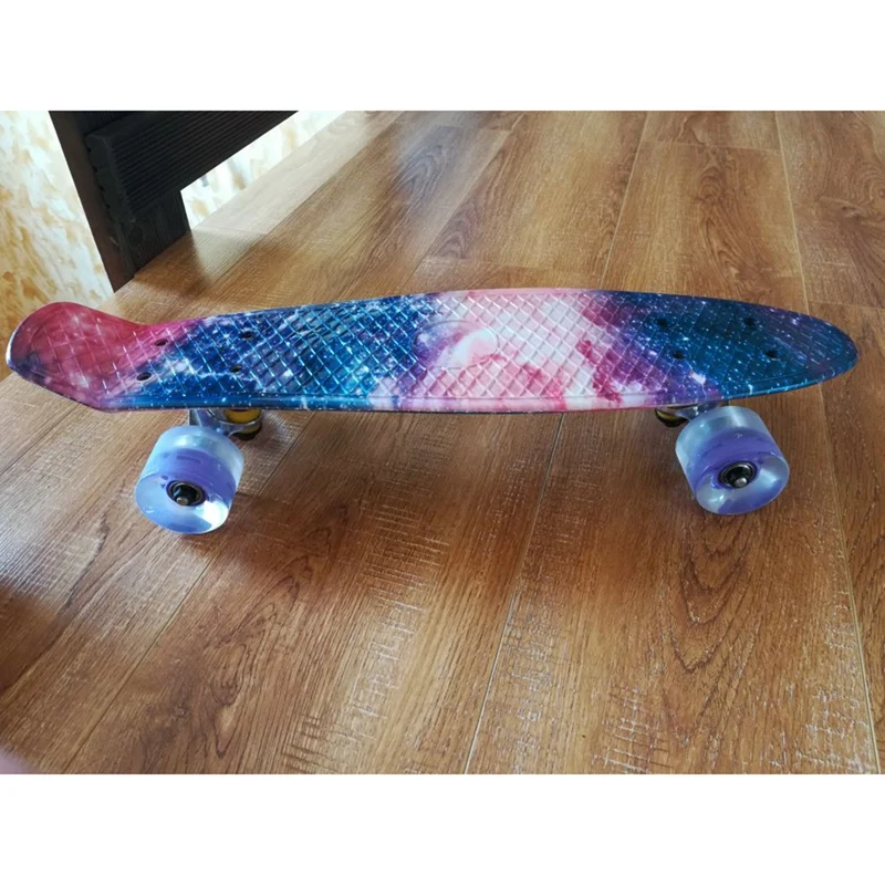 Mini Cruiser Skateboard 22Inch Fish Board Children Scooter Longboard Penny Board Skate Board For Beginners Teens