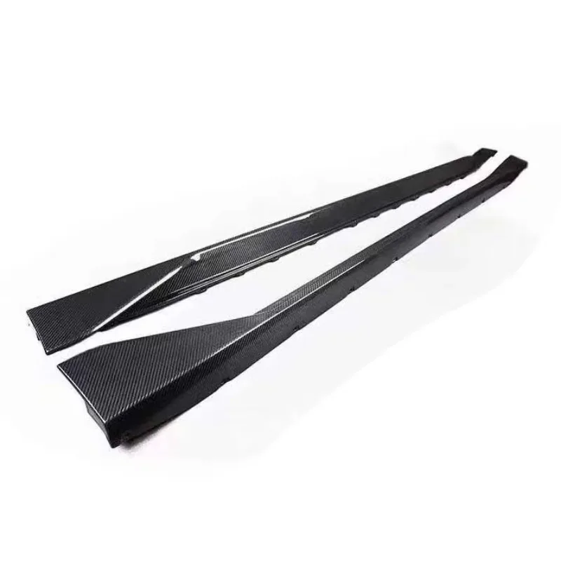 M3 M4 G80 G82 Left Double Door Coupe Polished Carbon Fiber Side Skirt with Easy Installation and Side Wings