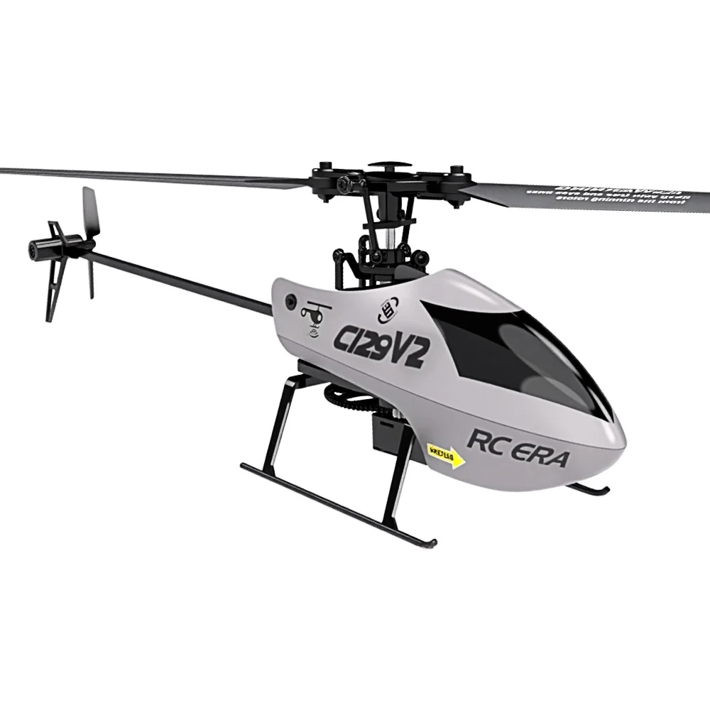 Helikopter RC ERA C129V2 z kontrolą wysokości, żyroskopem 6-osiowym, 4-kanałowy, dwu-motorowy, 15 minut lotu, jednym przyciskiem 3D Flip, symulacja samolotu RC.