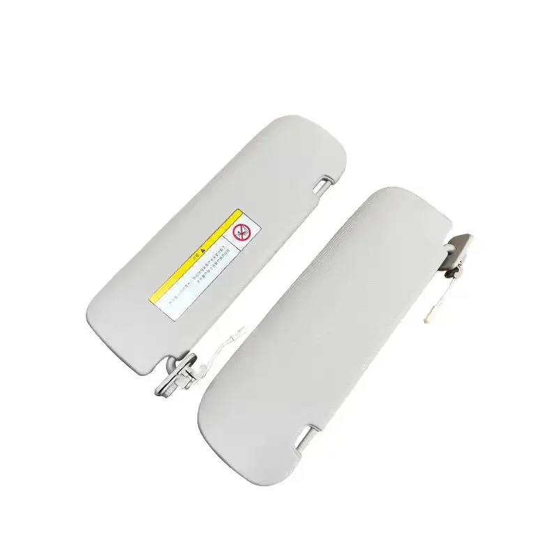 RH Front Sun Visor For Tesla Model 3 2021-2023 Model Y 2021-2024 Sun Visor With Chinese Warning Label 1pc 1490405 LH 1490406