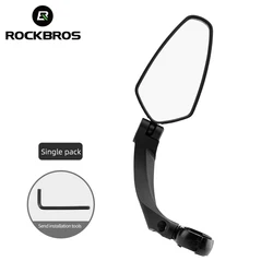 ROCKBROS Bike Mirror Handlebar Rear View Mirror Adjustable Wide Range Back Sight Reflector Cycling Mirrors Bicycle Accessories