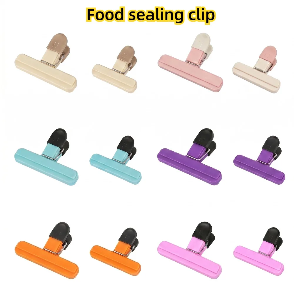 Open Bag Large Clip for Food Storage,Chip Clips,  Snack Clips for Food Bags, Plastic Heavy Duty Sealing Clip for Home Office