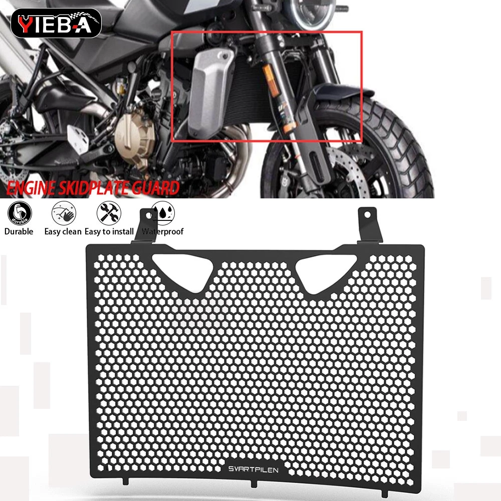 

2024 Motorcycle Accessories For Husqvarna Svartpilen 801 2025 2026 Svartpilen801 Radiator Grille Guard Grill Cover Protection