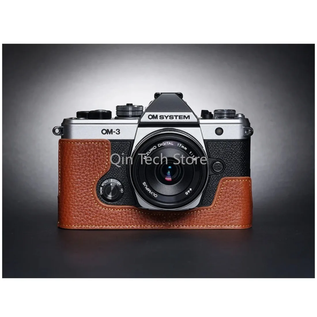 

Handmade Real Leather Camera Half Case Cover Camera Bag Box Body Base Bodysuit for Olympus OM-3 OM3 Studio Equipment Accessories