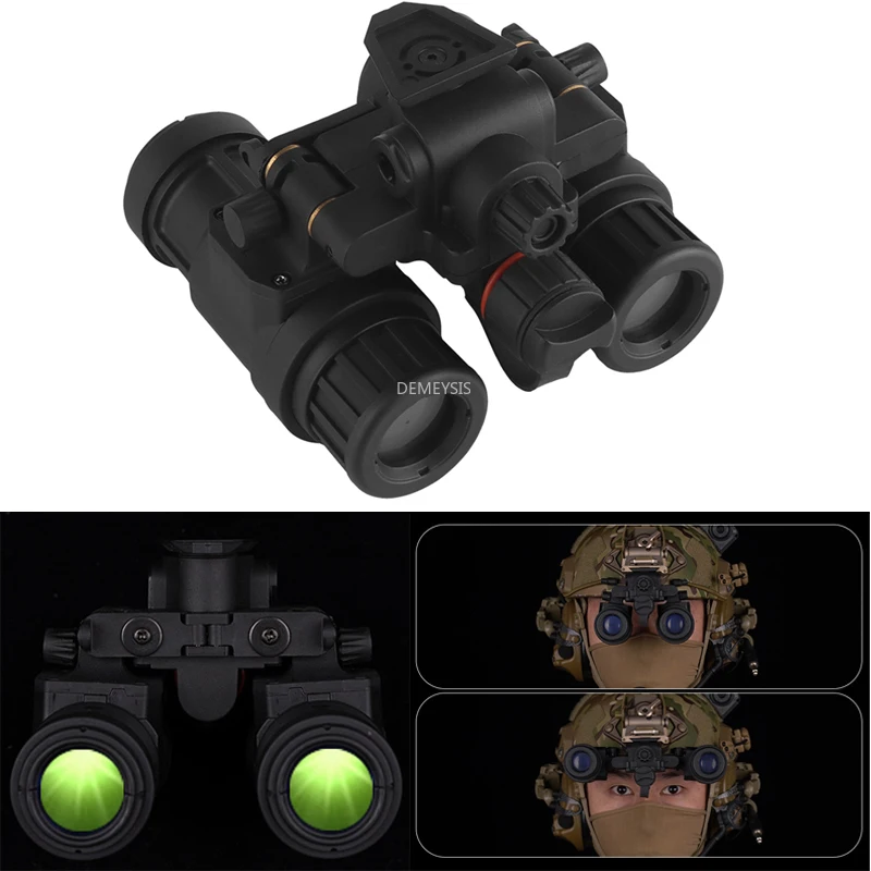 

Tactical Helmet NVG Dummy Model AN/PVS31 Dual-Tube Binocular Night Vision Goggles No Function CS Hunting Helmet Accessories