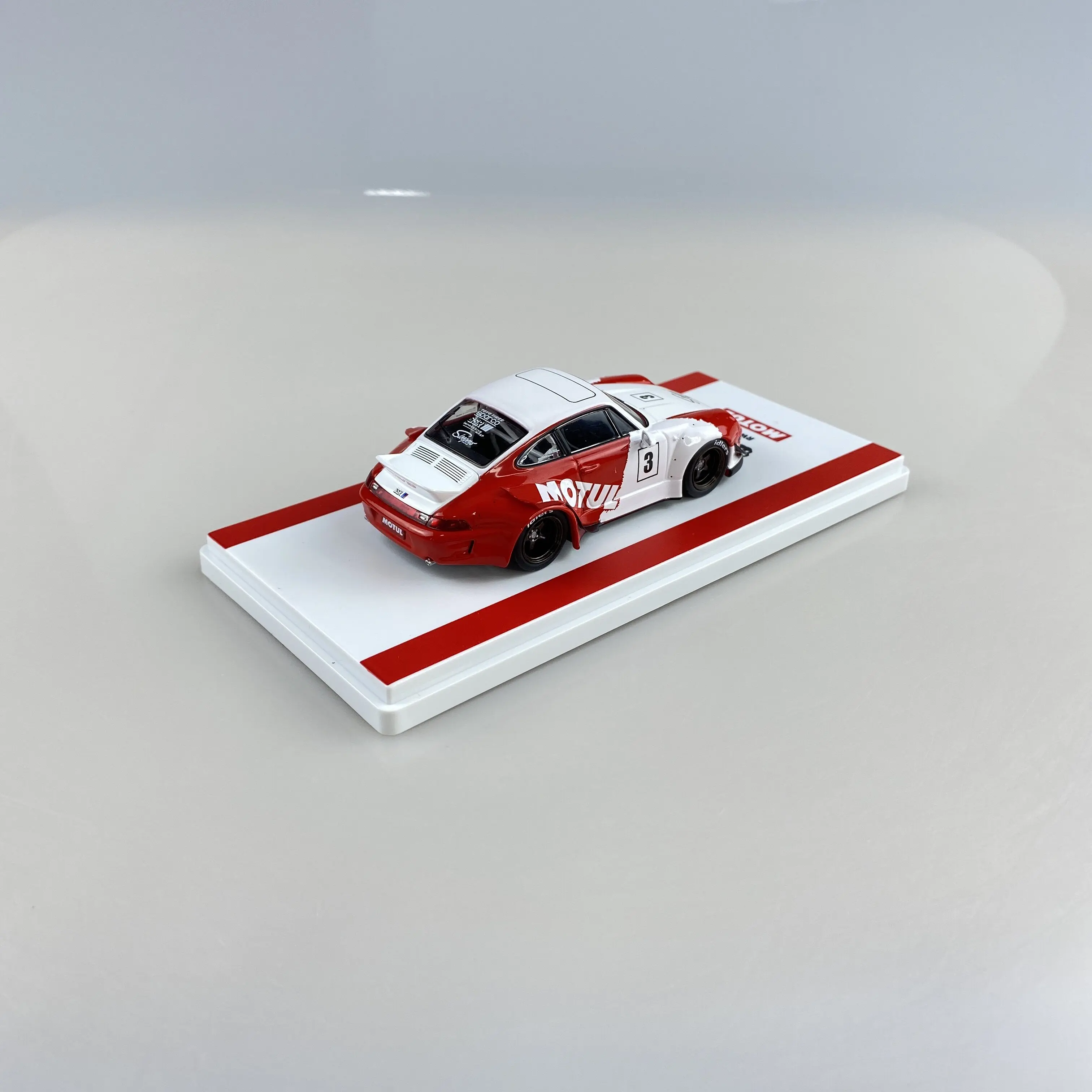Diecast Tarmac Works 1:43 Scale Porsche RWB 993 Motul Alloy Car Model