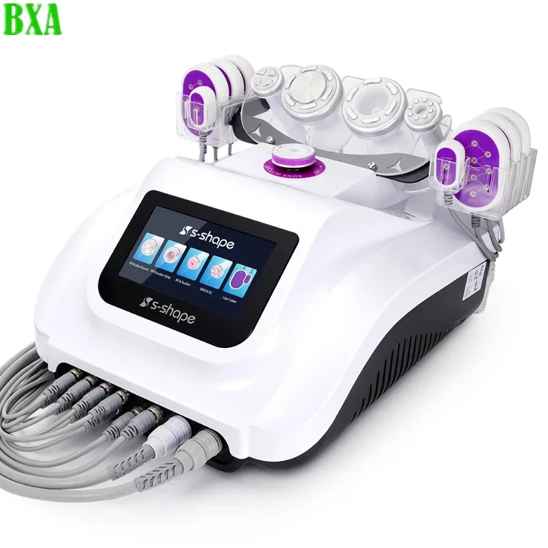 New 40K Body Shaping Massage Equipment S shape Cavitation Slimming Skin Tightening EMS Sculpting Machine Lipo Laser