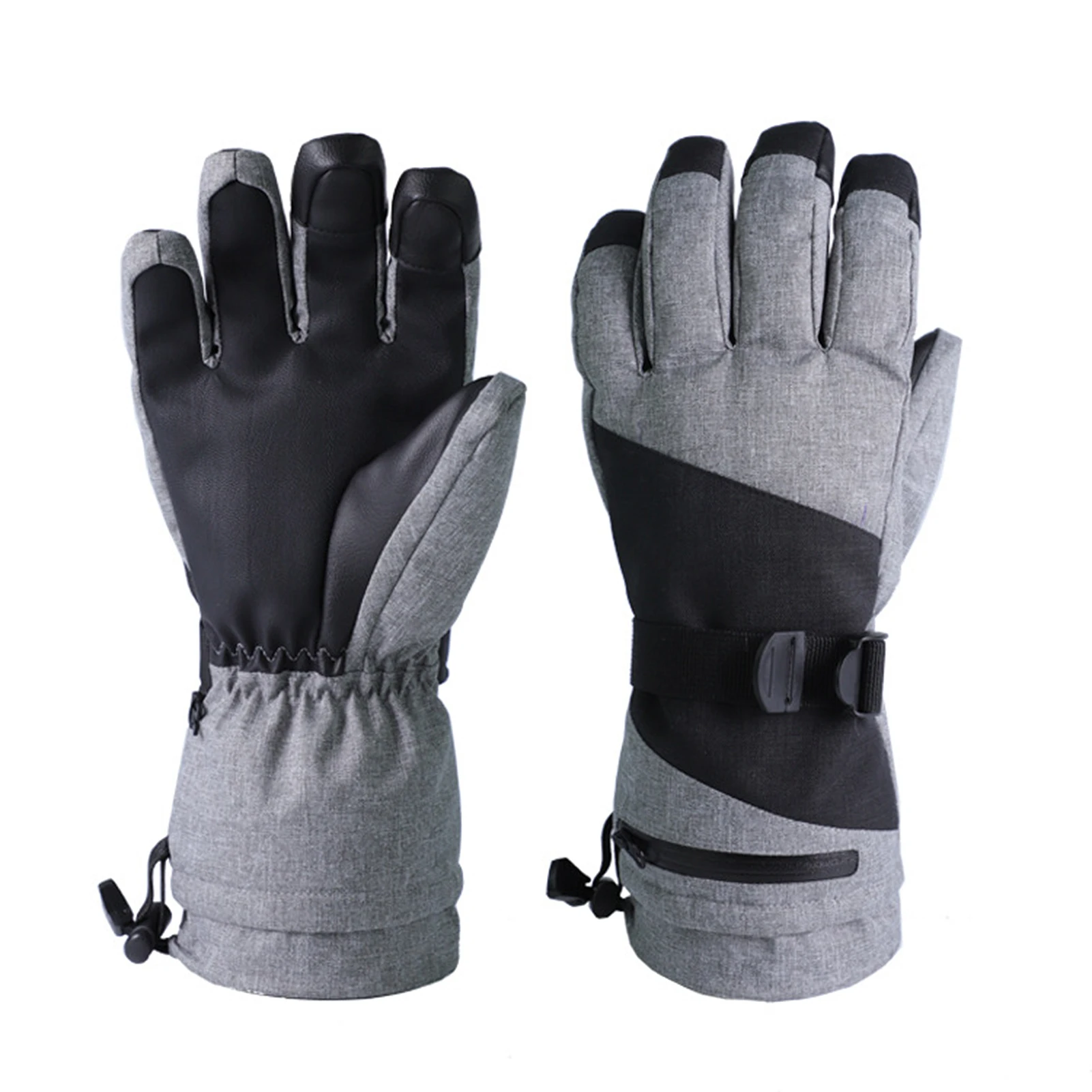 

Ski Gloves Snow Gloves Mens Womens Waterproof & Windproof Touchscreen Gloves for Cycle Snowboarding Driving Outdoor Work