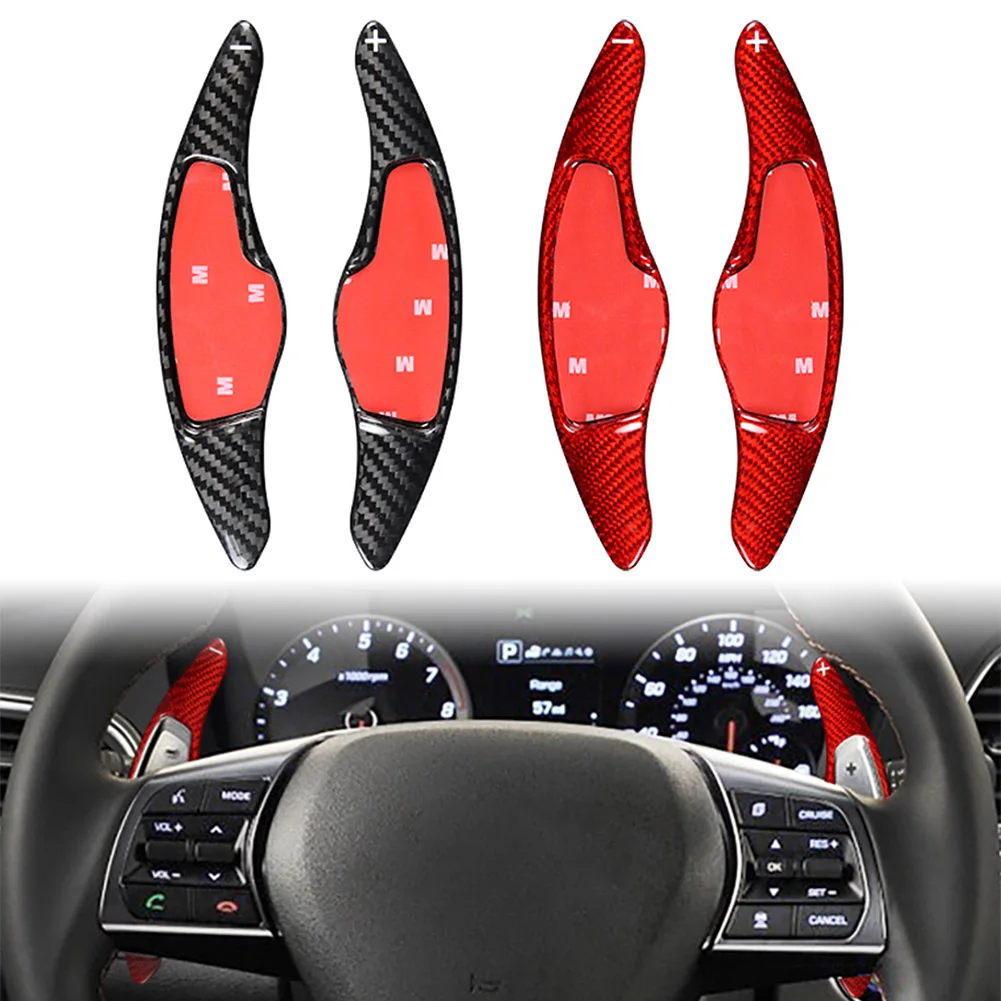 

Car Steering Wheel Shift Paddle Carbon Fiber Shifter Extension For Hyundai Sonata 9 2016 2017 2018 2019