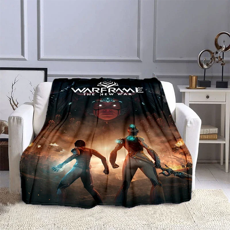 Shooting Game Warframe FPS  Blanket Children's Blanket High Quality Flannel Blankets Soft and Comfortable Home Travel Blanket