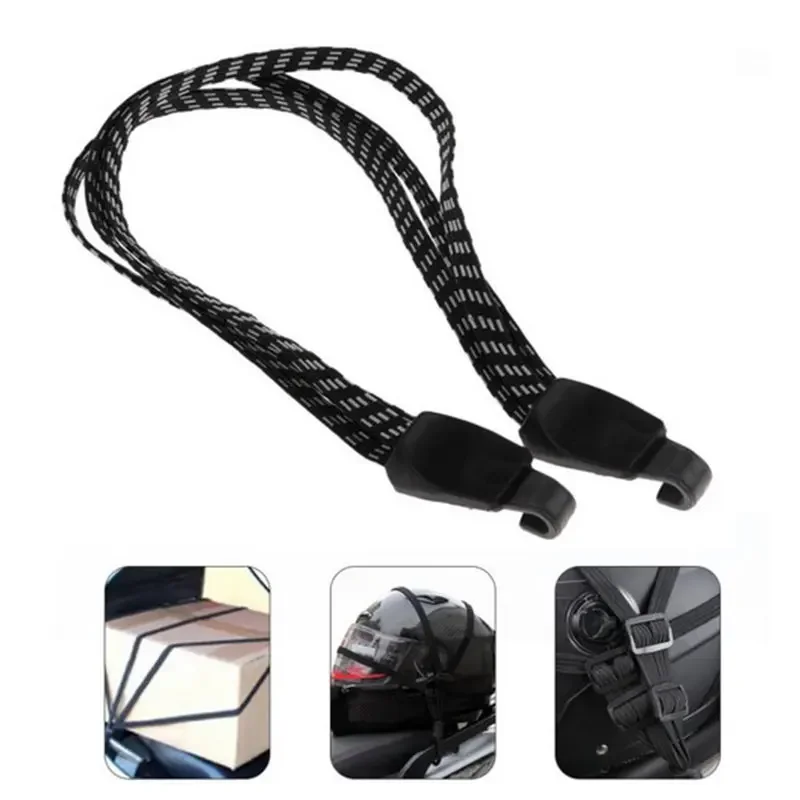 Bicycle Luggage Rope Mountain Bike Elastic Straps Cord Hooks Strong elasticity Convenient to carry Outdoor Tensioning Belts