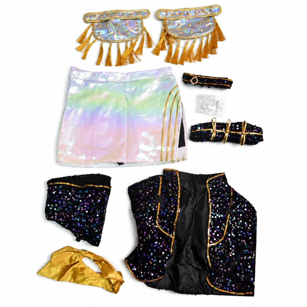 Easter Shiny Dress Outfit Suit For Teen Roleplay Disguise Halloween Xmas Carnival Party Fancy Costume - view 2
