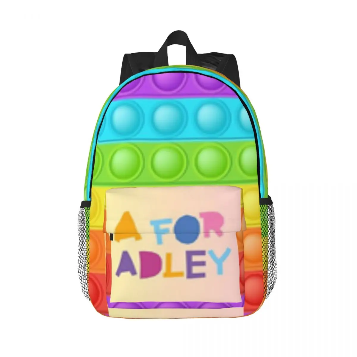 Ransel silikon Popit. Beautiful A For Adley Fashion baru ransel kuliah tahan air kapasitas tinggi bepergian Laptop trendi 15 inci