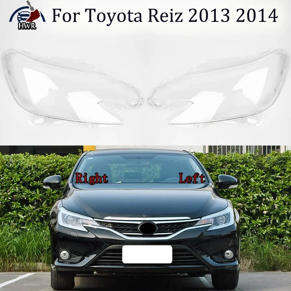 

Front Headlight Cover Transparent Lampshade Lamp Lens Headlamp Shell Plexiglass Auto Replacement Parts For Toyota Reiz 2013 2014